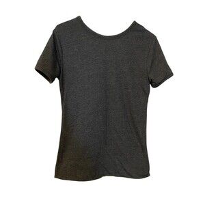 NWT 4Ward Clothing Women's Reversible Short-Sleeve T-Shirt Top Size S Gray Green